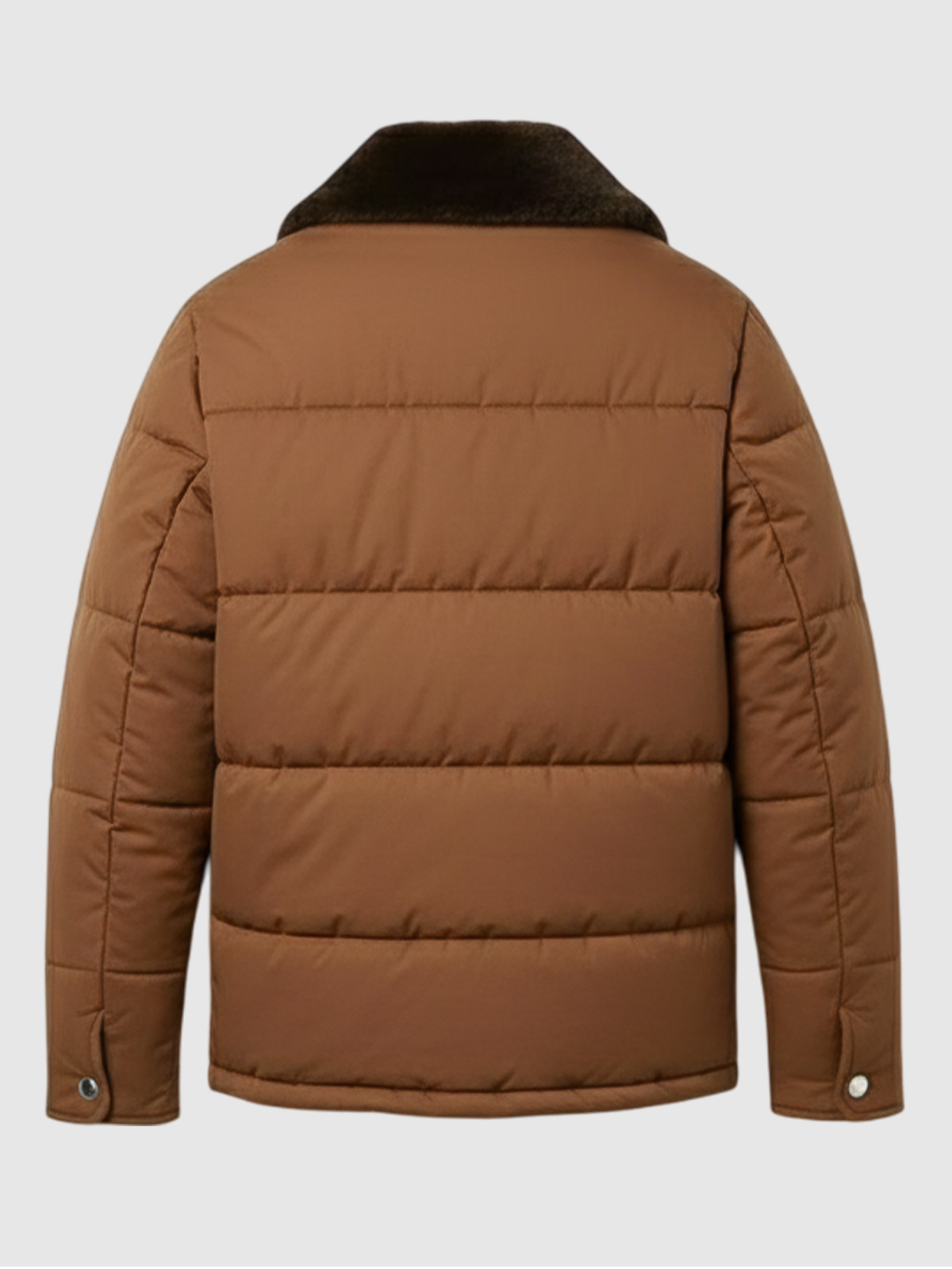Stranger Things S05 David Harbour Brown Puffer Jacket