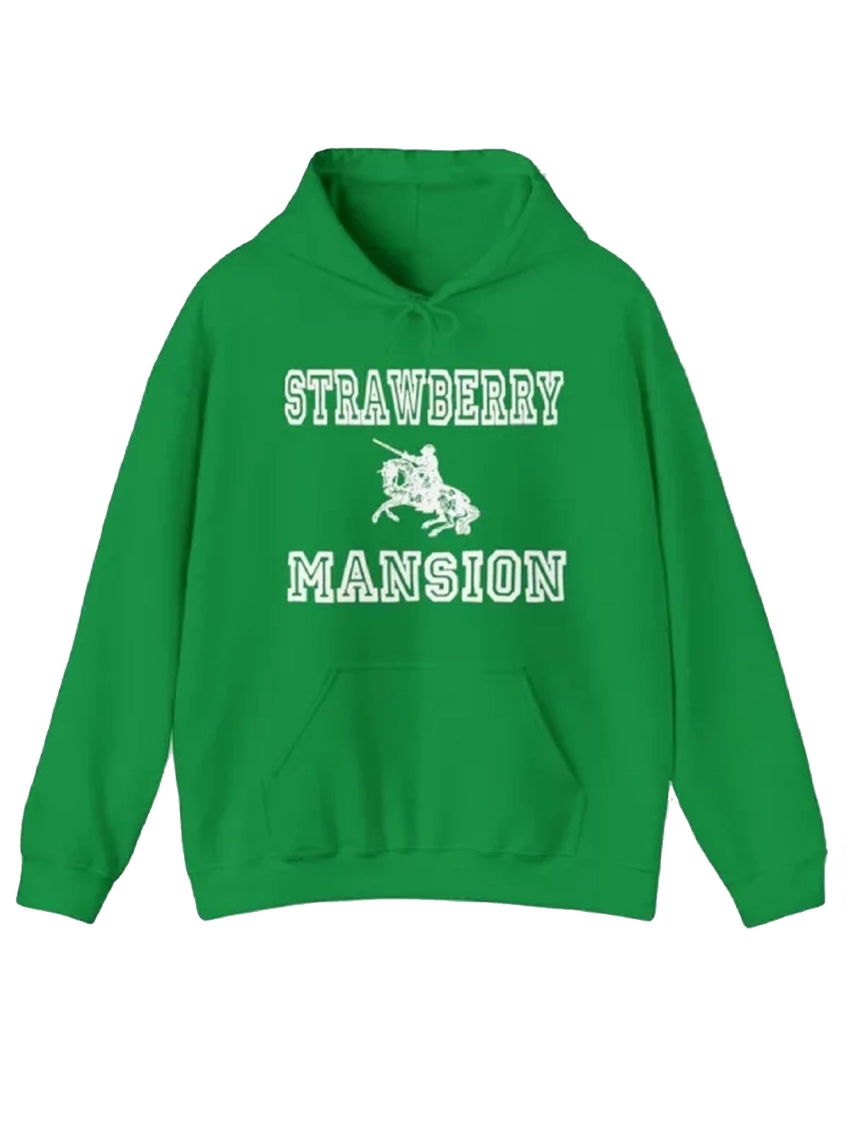 Strawberry Mansion hoodie with pullover design