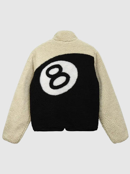 Stussy 8 Ball Reversible Sherpa Jacket