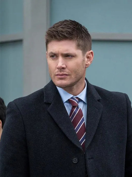 Supernatural Dean Winchester Black Wool Coat