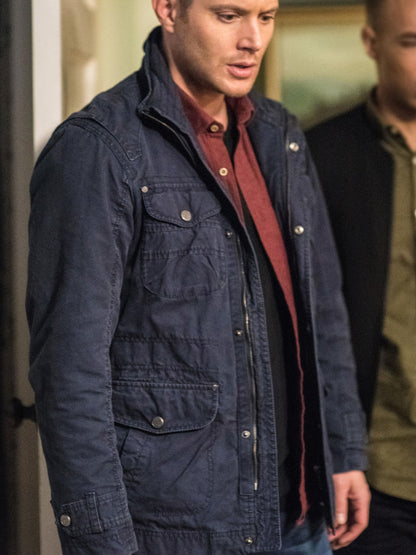 Supernatural Dean Winchester Blue Cotton Jacket