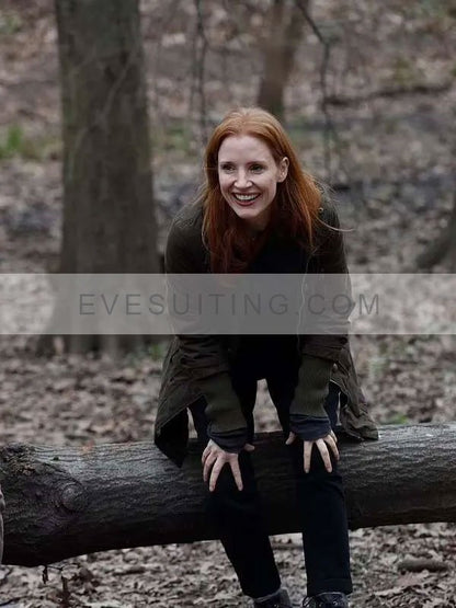 Sylvia Olive Green Coat