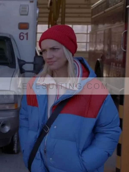 Sylvie Brett Chicago Fire S10 Puffer Hooded Jacket