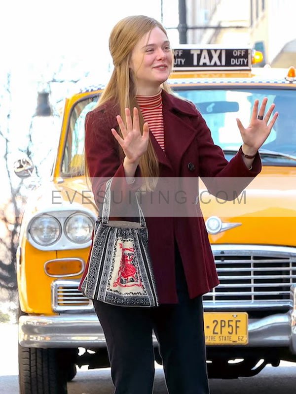 Sylvie Russo Maroon Peat Coat