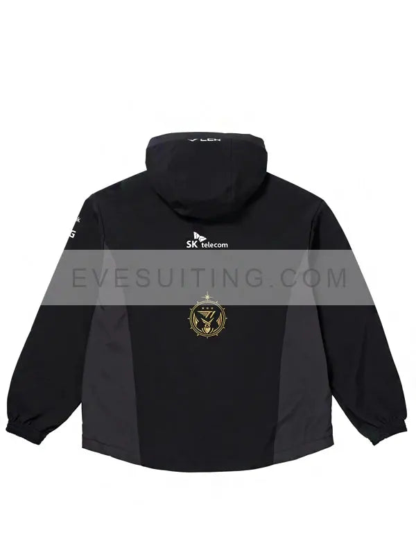 T1 Uniform Worlds Red Black Hooded Jacket