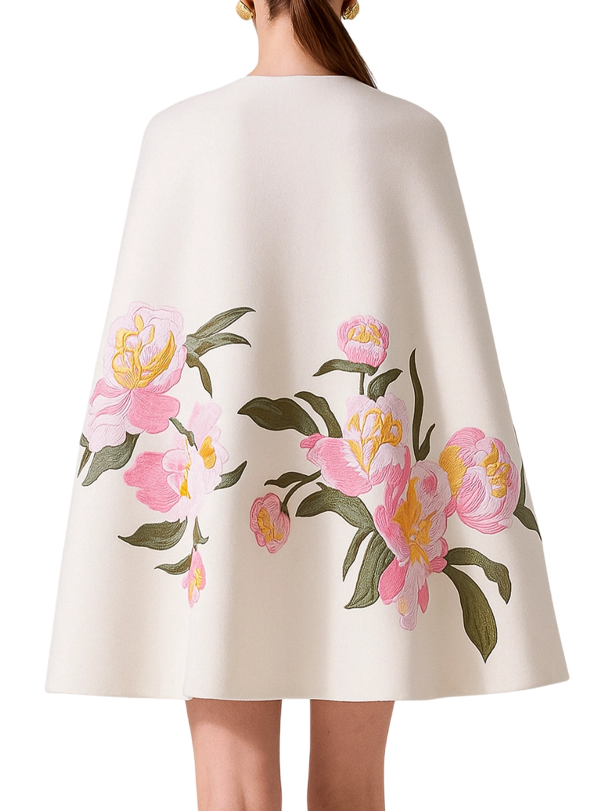 TV Series Elsbeth S02 Carrie Preston Floral Printed Cape