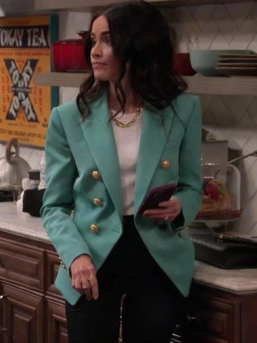 TV Series Julia Mariano Extended Family 2024 Abigail Spencer Green Blazer