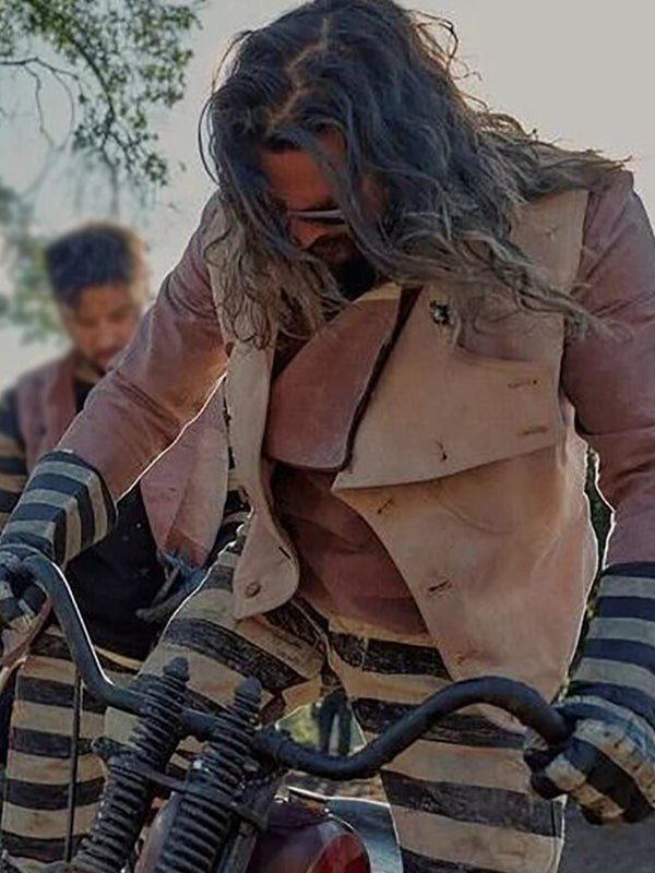 TV Series On The Roam Season 01 Jason Momoa Beige Cotton Vest