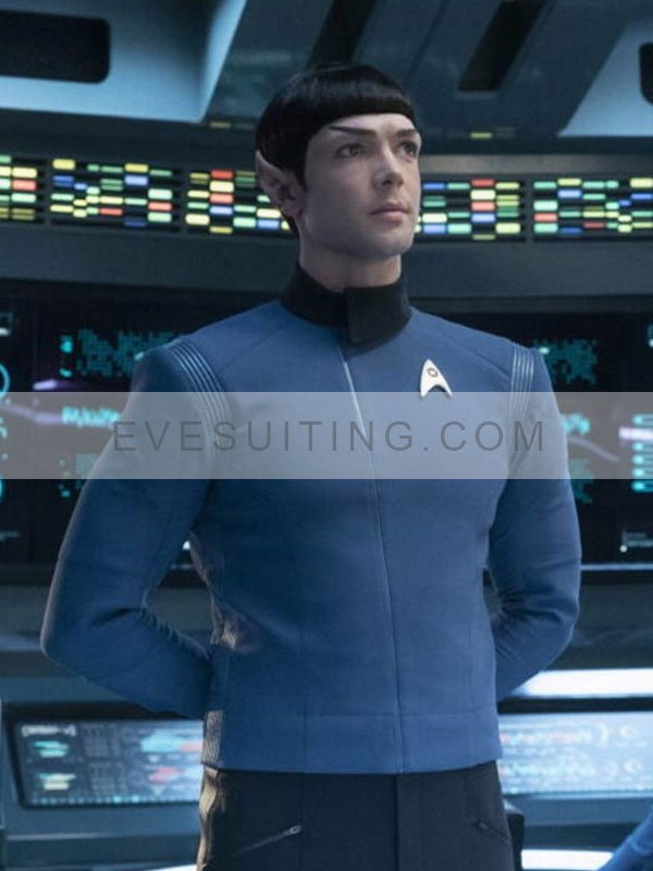 TV Series Star Trek Strange New Worlds Spock Blue Jacket