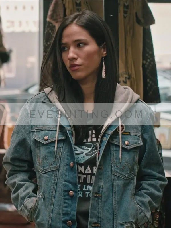 TV Series Yellowstone Kelsey Asbille Denim Blue Jacket