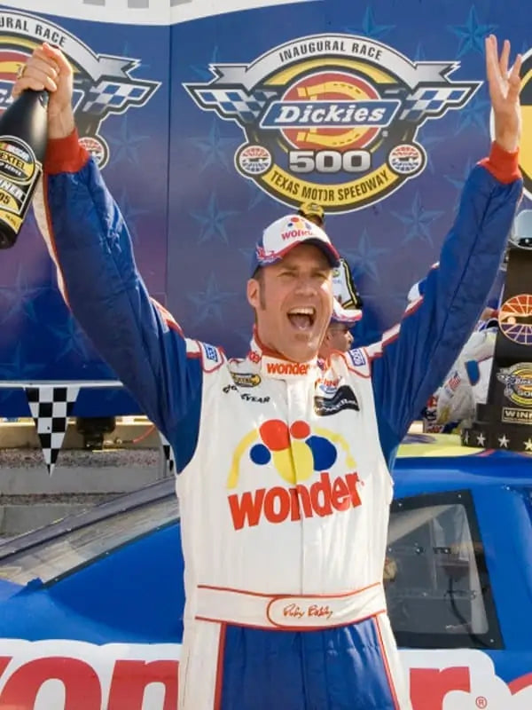 Talladega Nights Wonder Bread Racing Leather Jacket