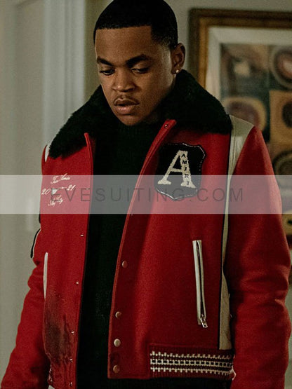 Tariq St. Patrick Power Book II Ghost Season 3 Red Jacket