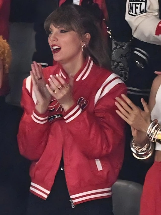 Taylor Swift Chiefs Red Bomber Jacket