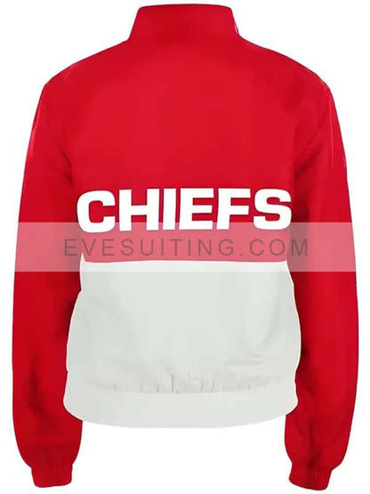 Taylor Swift Kansas City Chiefs Red And White Bomber Jacket