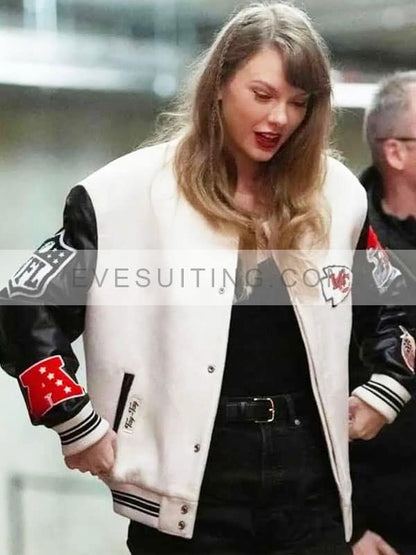 Taylor Swift Kansas City Chiefs Varsity Jacket