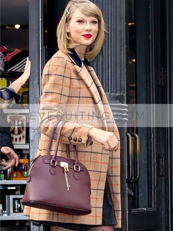Taylor Swift Plaid Coat