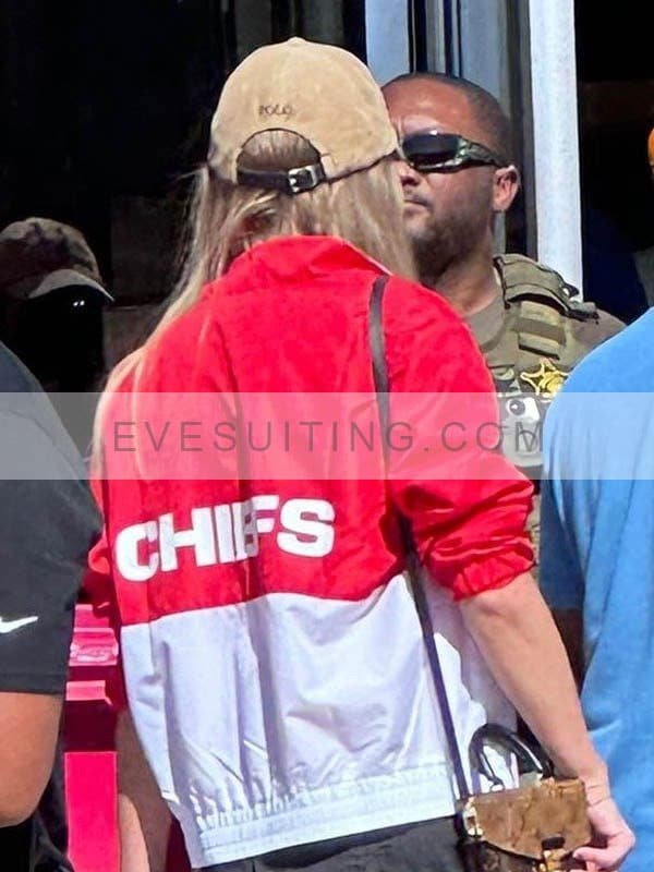 Taylor Swift Red And White Jacket