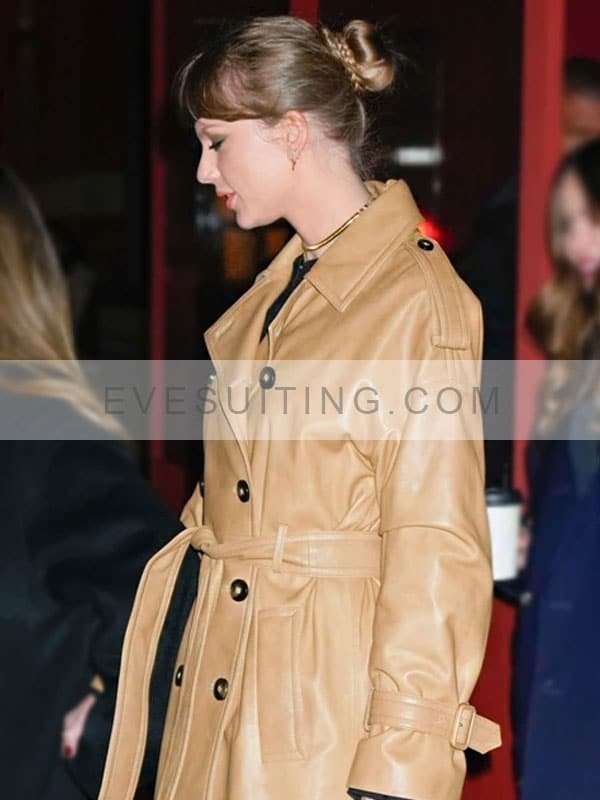 Taylor Swift Tan Trench Coat