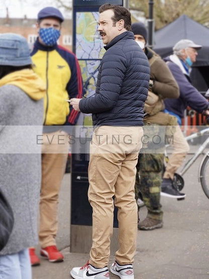 Ted Lasso Black Puffer Jacket 