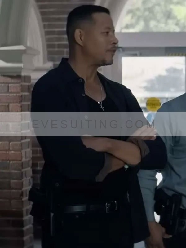 Terrence Howard Crescent City 2024 Black Jacket