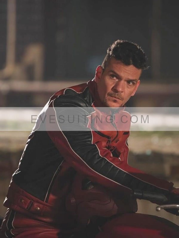 Tetris April X 2024 Biker Leather Jacket