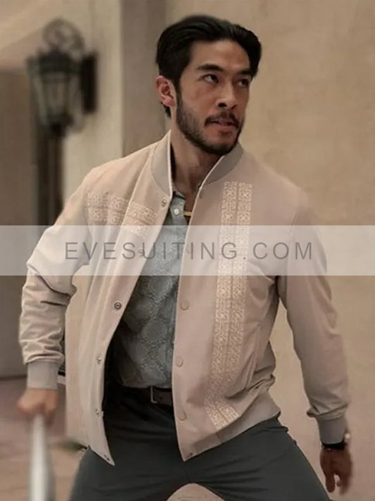 The Brothers Sun 2024 Charles Sun White Jacket