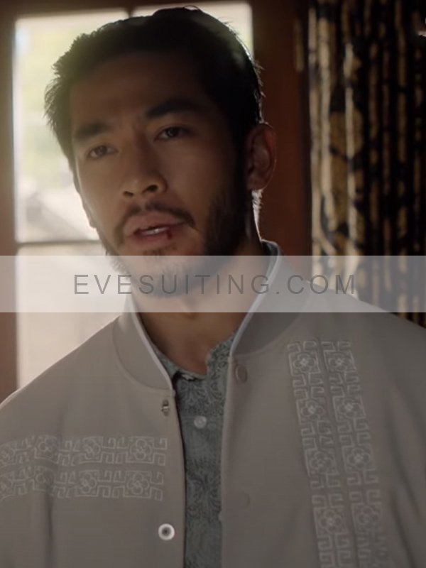 The Brothers Sun 2024 White Bomber Jacket