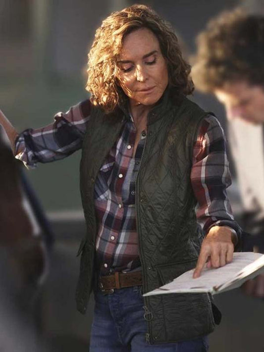 The Company You Keep 2023 Polly Draper Quilted Vest