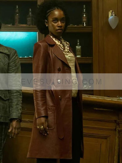 The Continental 2023 Lou Leather Coat