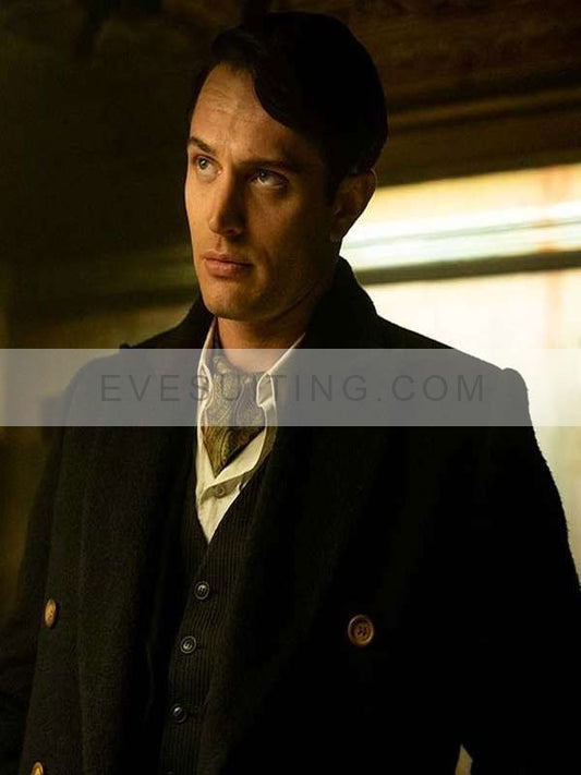 The Continental 2023 Winston Scott Black Trench Coat