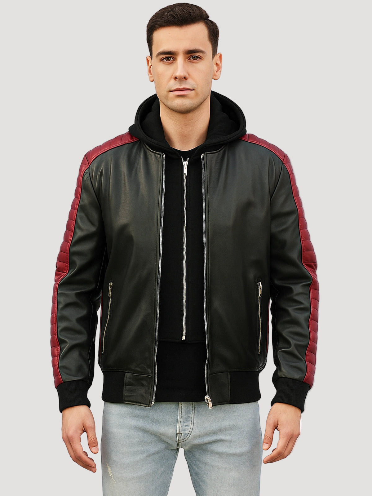 The Fall Guy Miami Vice Stunt Team Jacket With Hood