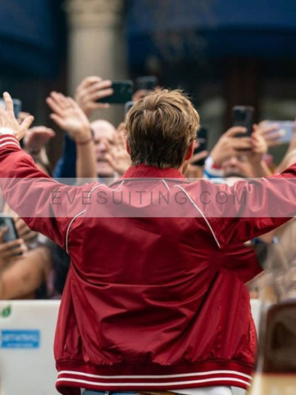 The Fall Guy Red Bomber Jacket