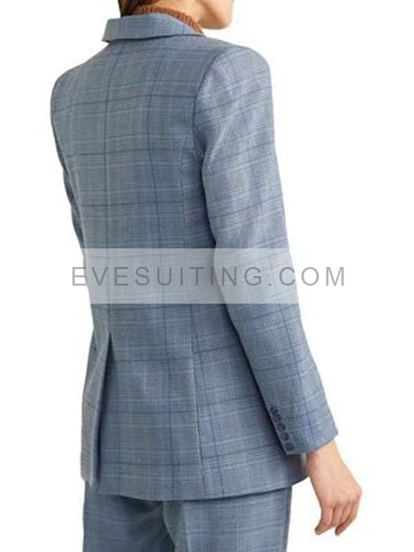 The Flight Attendant Zosia Mamet Blue Blazer