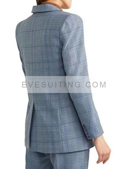 The Flight Attendant Zosia Mamet Blue Blazer