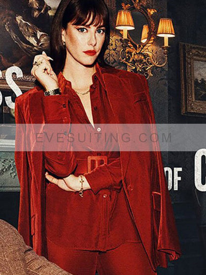 The Gentlemen 2024 Susie Glass Red Blazer