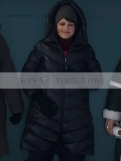 The Girls On The Bus 2024 Grace Gordon Greene Puffer Coat