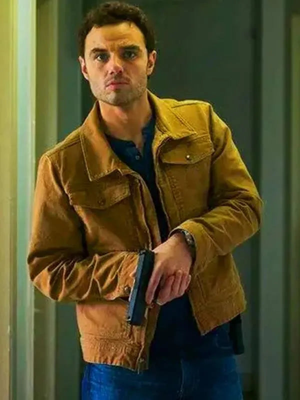 The Hunting Party 2025 Nick Wechsler Brown Jacket