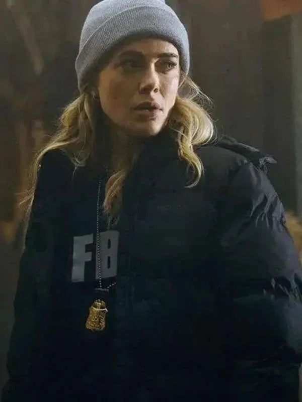 The Hunting Party S01 Melissa Roxburgh Puffer Jacket