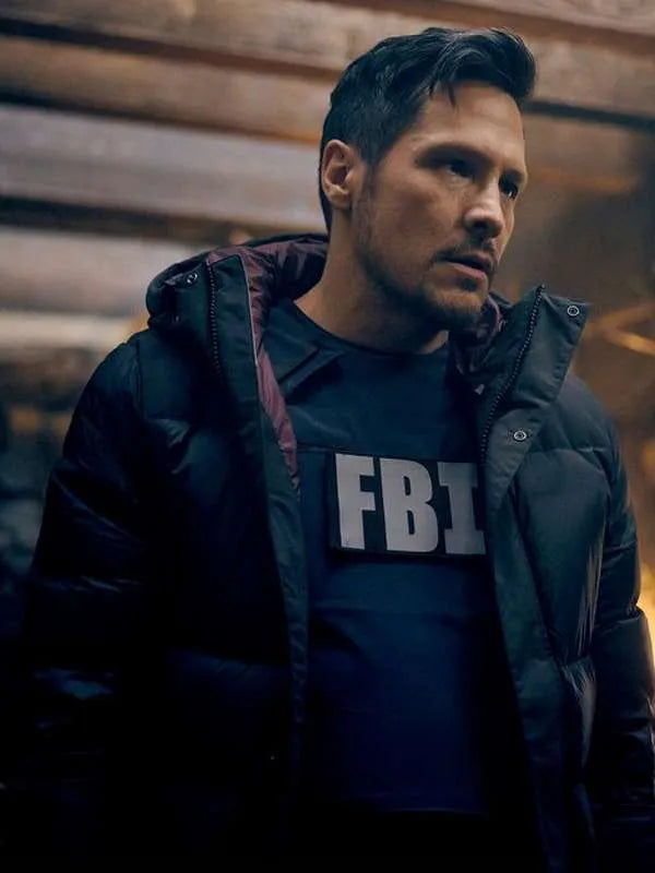 The Hunting Party S01 Oliver Odell Puffer Jacket