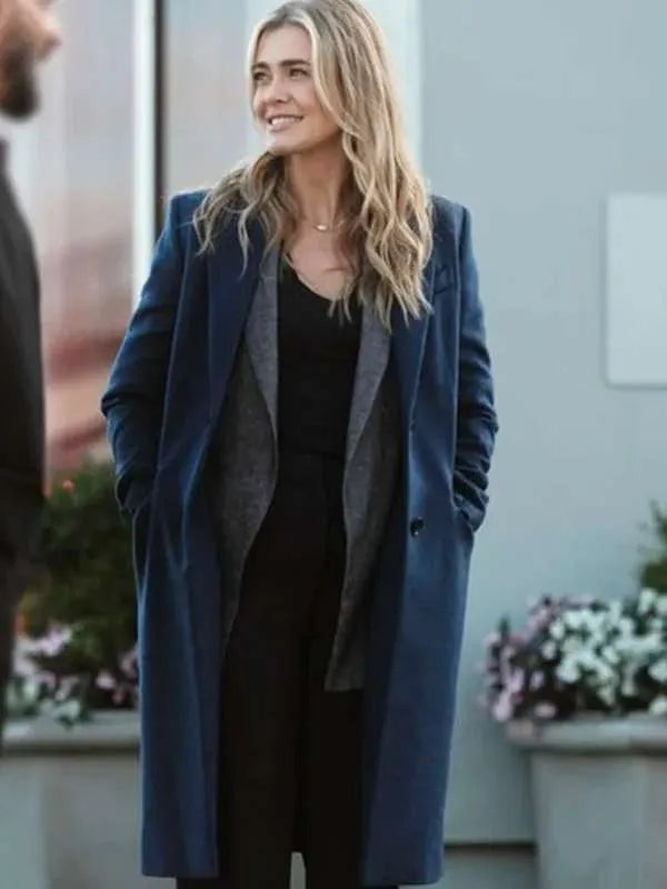 The Hunting Party S01 Rebecca Henderson Wool Coat