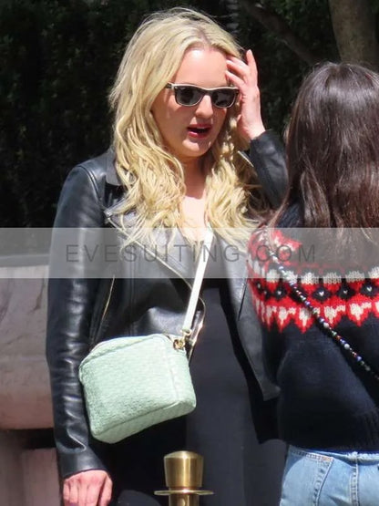 The Veil 2024 Imogen Salter Leather Jacket