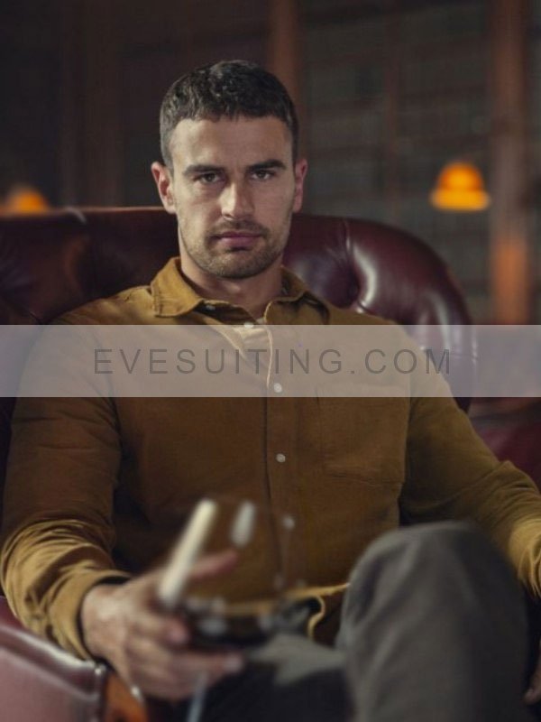 Theo James The Gentlemen 2024 Brown Shirt