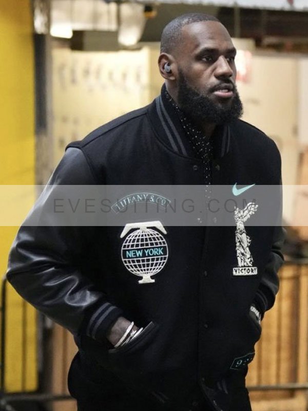 Tiffany & Co Lebron James New York Black Bomber Jacket
