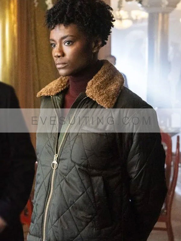 Tiffany Wallace FBI Season 6 Quilted Jacket