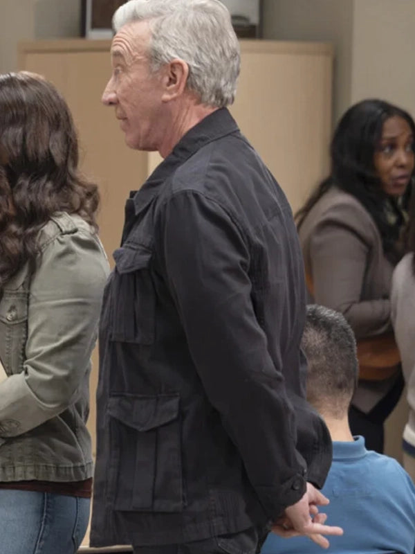 Tim Allen Shifting Gears 2025 Matt Parker Cotton Black Jacket