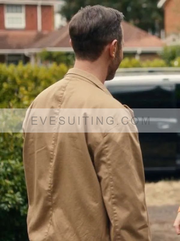 Tim Downie Geek Girl 2024 Richard Manners Light Brown Cotton Jacket