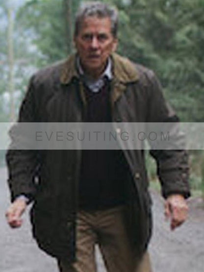 Tim Matheson Virgin River Doc Mullins Brown Cotton Jacket