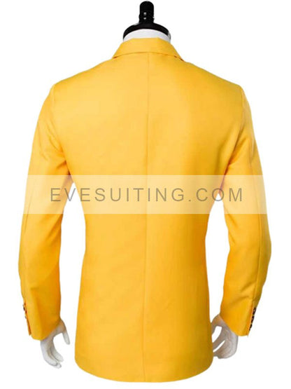 Tom Holland Spider Man Homecoming Peter Parker Yellow Blazer