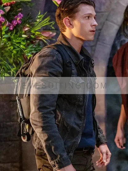 Uncharted 2022 Nathan Drake Denim Jacket