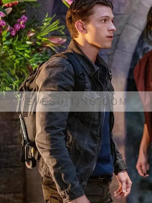 Uncharted 2022 Nathan Drake Denim Jacket